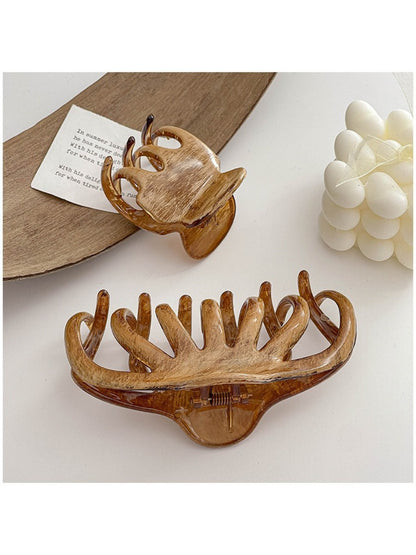 Beau - Vintage Pumpkin Shaped Claw Clip