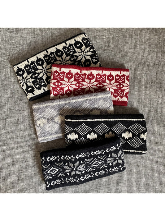 Gifty - Striped Knit Thickened Headband