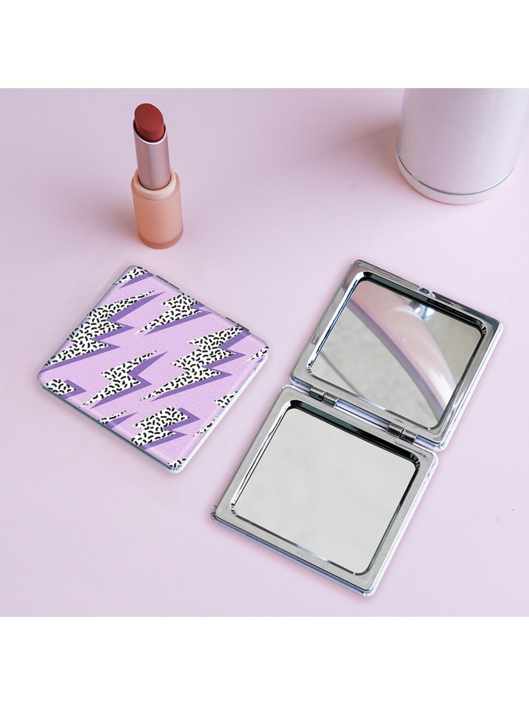 Mirroray - Cool Leopard Print Folding Makeup Mirror