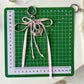 Keypus - Beaded Ribbon Bow Heart Bag Charm Keychain
