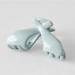 Beau - Solid Color Large Crossed Design Claw Clip