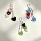 Keypus - Modern Minimalist Heart Bag Charm Keychain