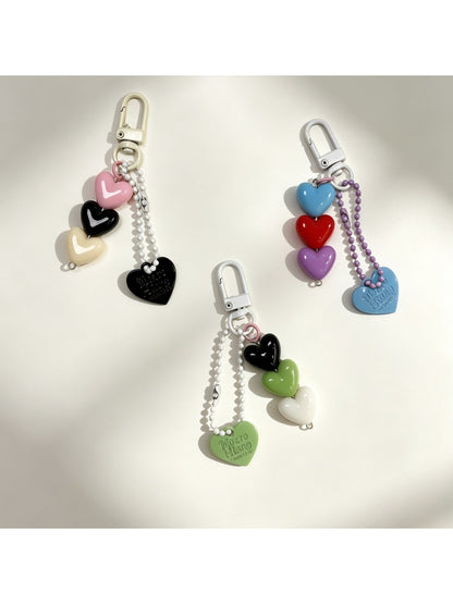 Keypus - Modern Minimalist Heart Bag Charm Keychain
