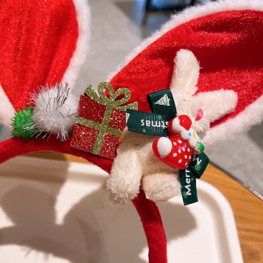 Gifty - Christmas Reindeer Bow Detail Headband