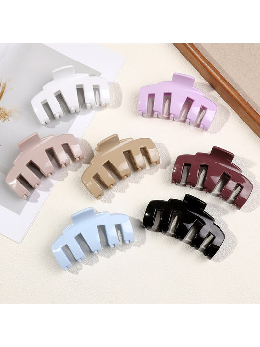 Beau - Soft Feel Arched Plastic Hair Styling Claw Clip