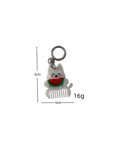 Keypus - Animal Shape Comb Bag Charm Keychain