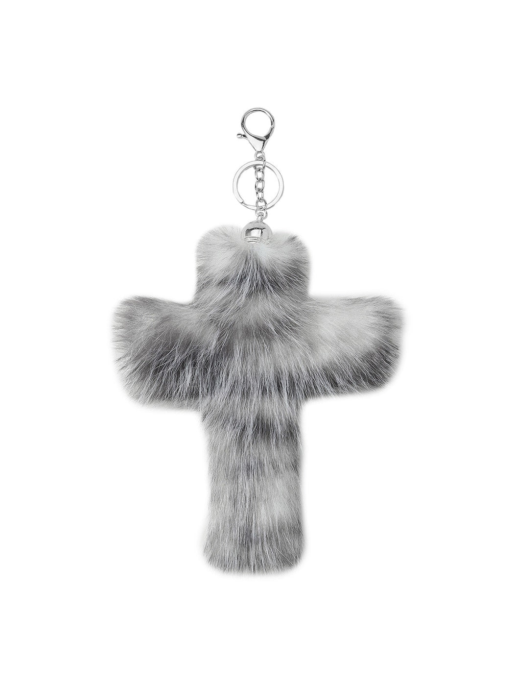 Keypus - Y2K Plush Cross Shape Bag Charm Keychain