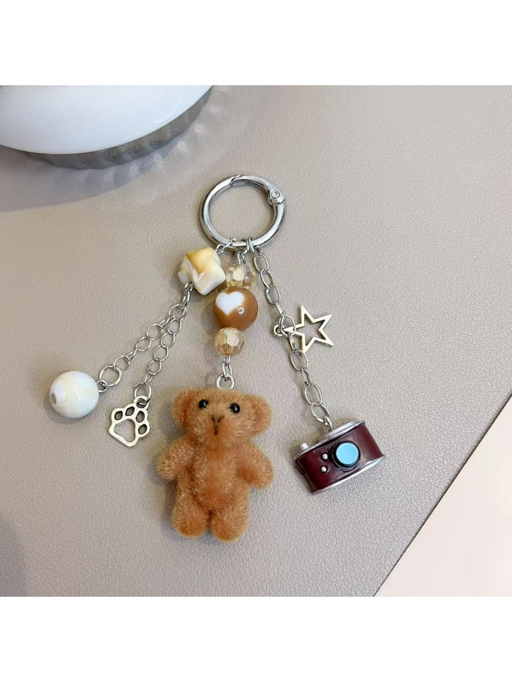 Keypus - Adorable Bear Charm Keychain