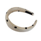 Gifty - Geometric Polka Dot Satin Finish Padded Headband
