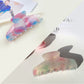 Top view of Beau gradient half moon hair claw clip showing smooth finish