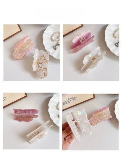 Beau - Cute Cat Acetate Hair Claw Clip