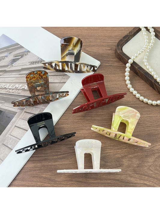 Beau - Retro Chunky Flat Bar Claw Clip