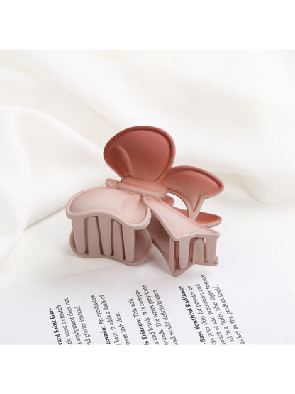 Beau - Plastic Gradient Bow Claw Clip