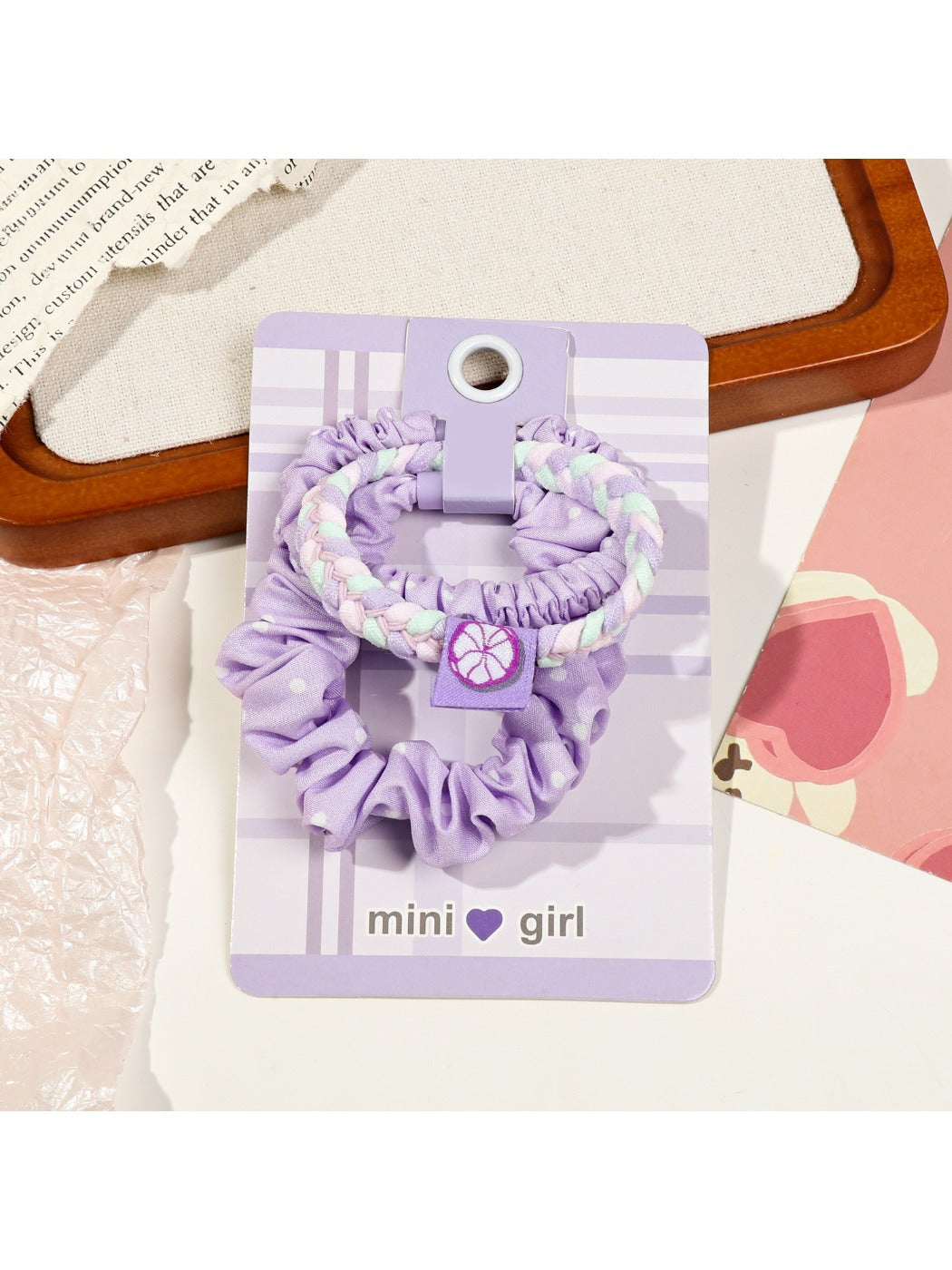 Gifty - Adorable Colorful Hair Tie Set