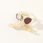 Beau - Crisscross Tulip Shaped Hair Claw Clip
