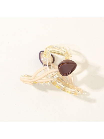 Beau - Crisscross Tulip Shaped Hair Claw Clip