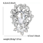 Brovia - Alloy Inlaid Openwork Brooch