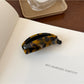 Beau - Glossy Marbled Acetate Banana Clip