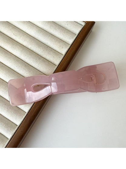Beau - Minimalist Bow Shaped Hair Claw Clip
