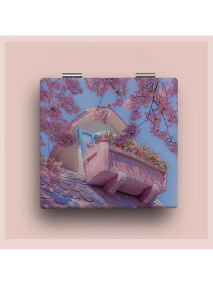 Mirroray - Floral Pattern Compact Mirror