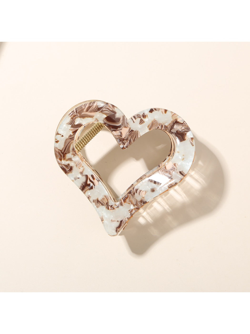 Beau - Vintage Heart Shaped Claw Clip