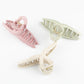 Beau - Minimalist Solid Color Crisscross Claw Clip