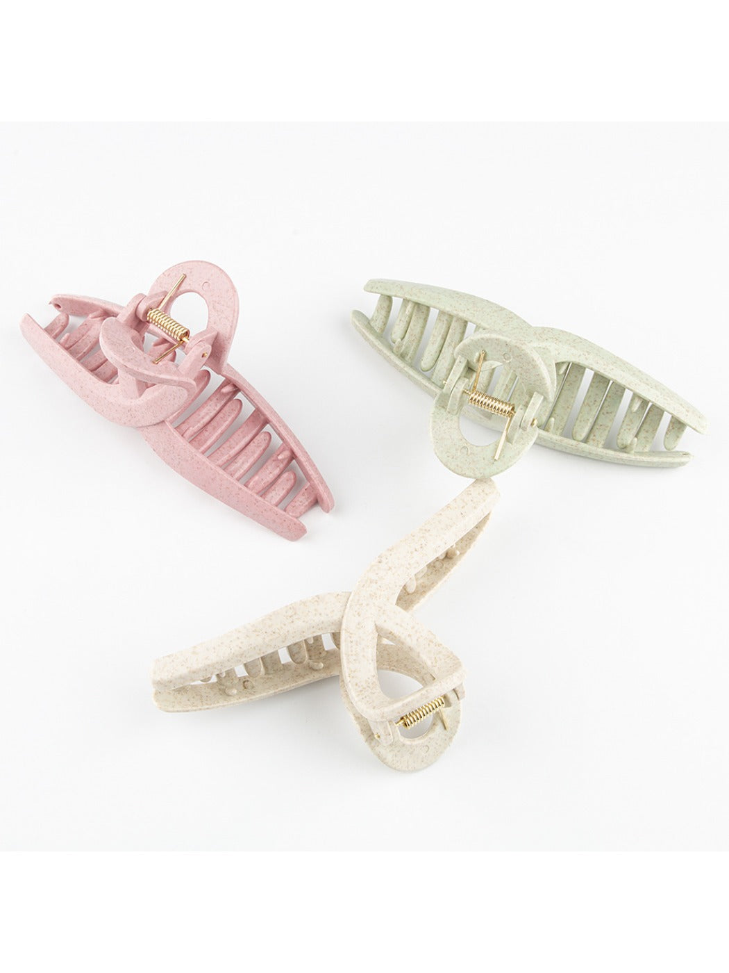 Beau - Minimalist Solid Color Crisscross Claw Clip