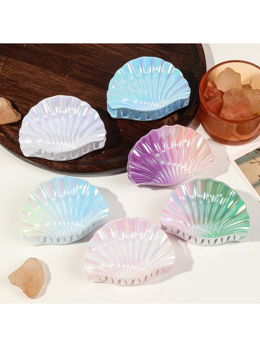 Beau - Colorful Shell Shaped Hair Claw Clip