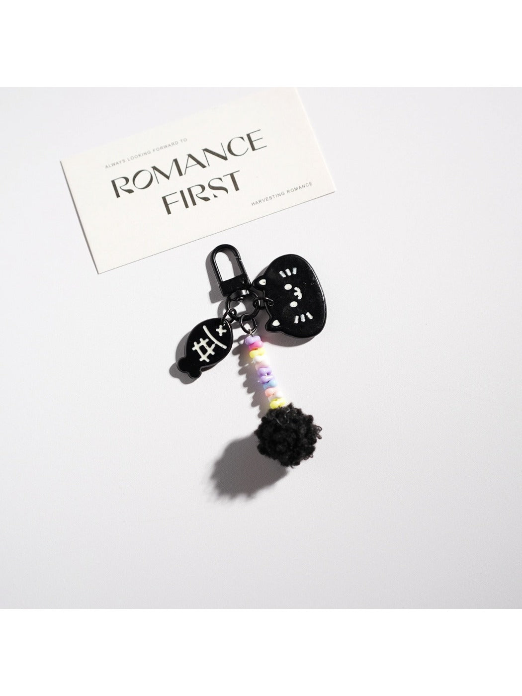 Keypus - Beaded Kitten Shaped Keychain