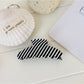 Beau - Striped Acrylic Glossy Finish Claw Clip