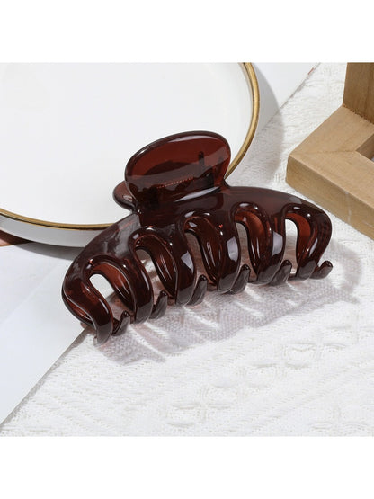 Beau - Minimalist Pumpkin Shaped Hair Claw Clip
