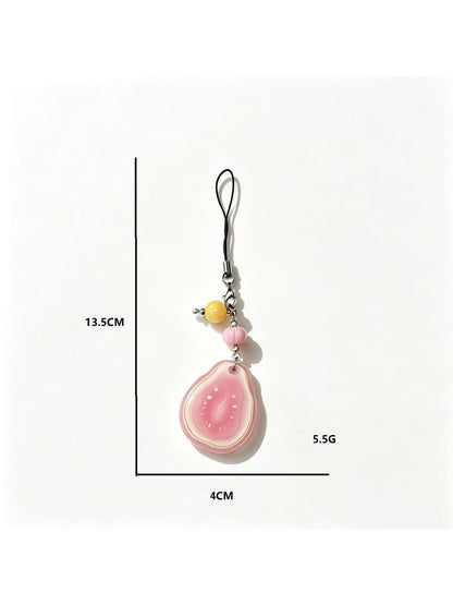 Keypus - Playful Acrylic Fruit Pendant Keychain