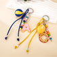 Keypus - Acrylic Sports Ball Letter Bag Charm Keychain