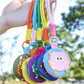 Keypus - Cartoon Color Block Lanyard Keychain