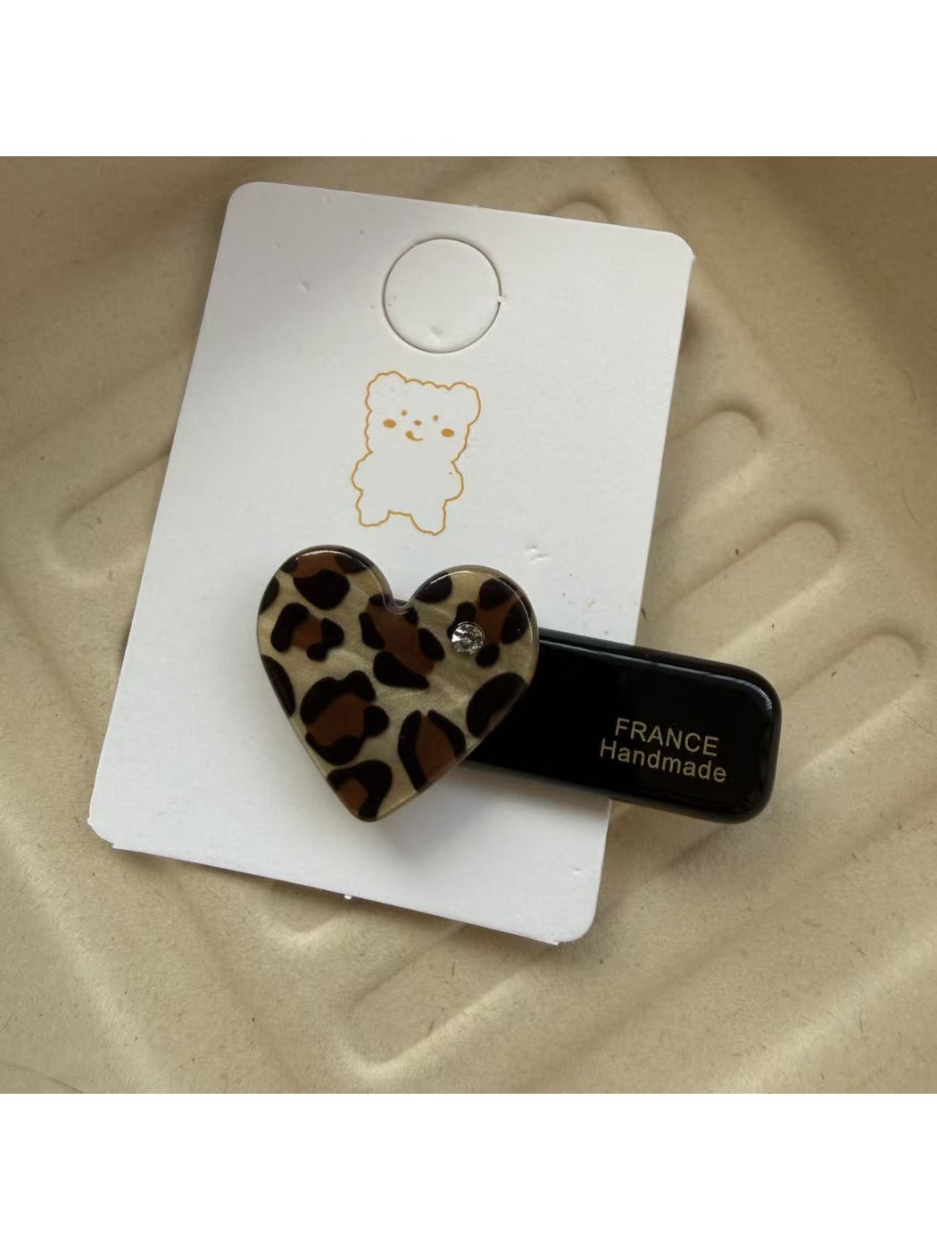 Beau - Vintage Heart Butterfly Hair Clip