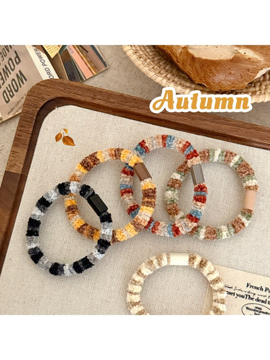 Gifty - Soft Plush Hair Tie Set