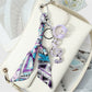 Keypus - Y2K Scarf Music Note Charm Alloy Keychain