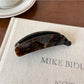 Beau - Glossy Marbled Acetate Banana Clip