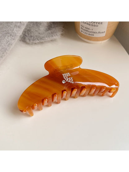 Beau - Creamy Dot Rhinestone Hair Clip