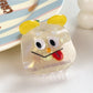 Beau - Playful Face Design Acetate Claw Clip