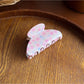 Beau - Sweet Floral Print Acrylic Claw Clip