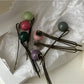 Beau - Decorative Round Ball Side Bangs Hair Clip