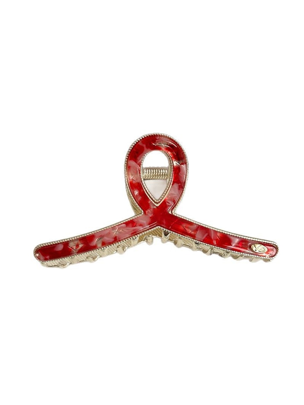 Beau - Wave Pattern Acetate Fiber Claw Clip