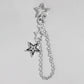 Keypus - Hollow Star Bow Pendant Keychain