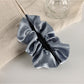 Beau - Ruched Satin Look Cloud Shape Banana Clip