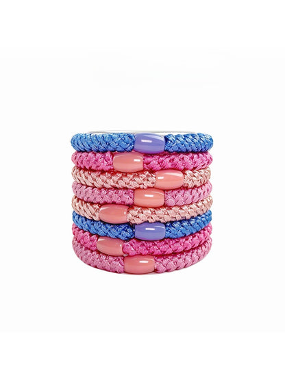 Gifty - Twill Twisted-Shaped Hair Tie Set