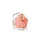 Beau - Glossy Rose Flower PS Hair Claw Clip
