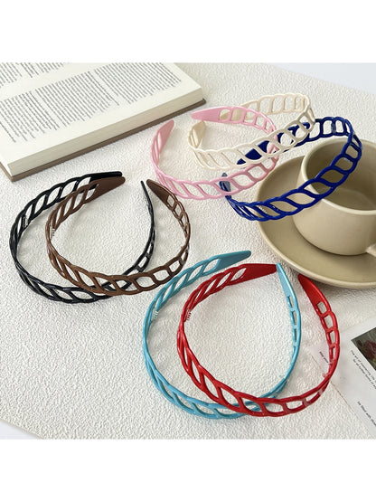 Gifty - Minimal Hollow Lattice Acetate Fiber Headband