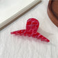 Beau - Simple Marble Patterned Acetate Hair Clip