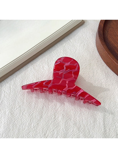 Beau - Simple Marble Patterned Acetate Hair Clip